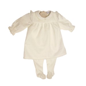 Delicate Babygrow Dress with Lace detail 