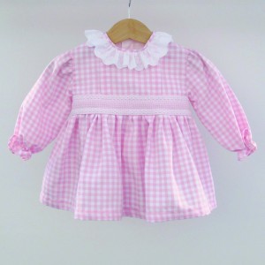 Lets Play - Pink Checked Dress